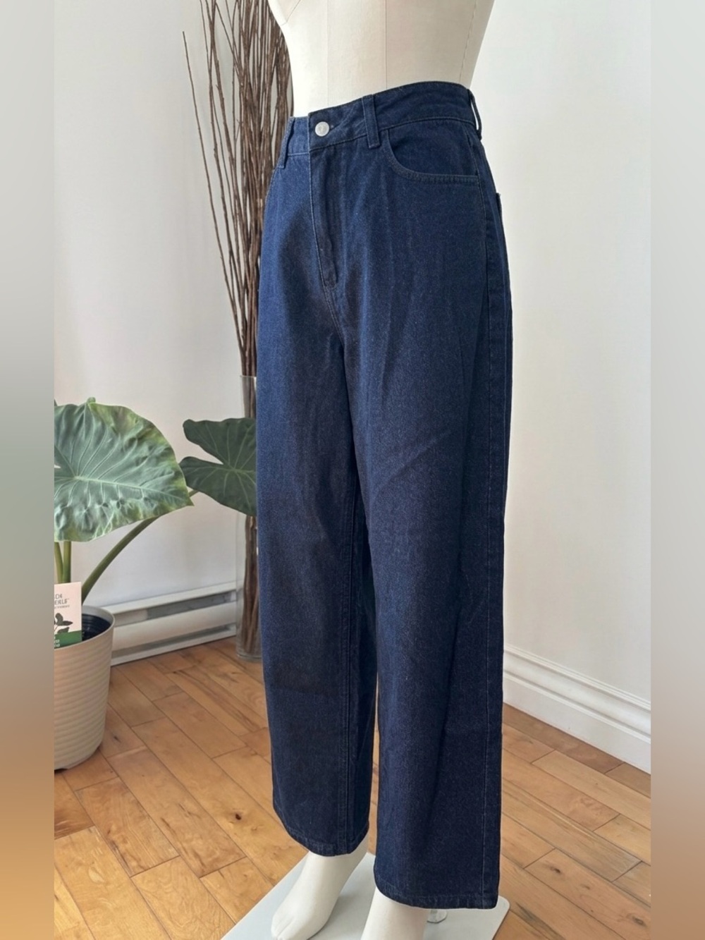 Modula Dark Blue  barrel Fit Jeans
